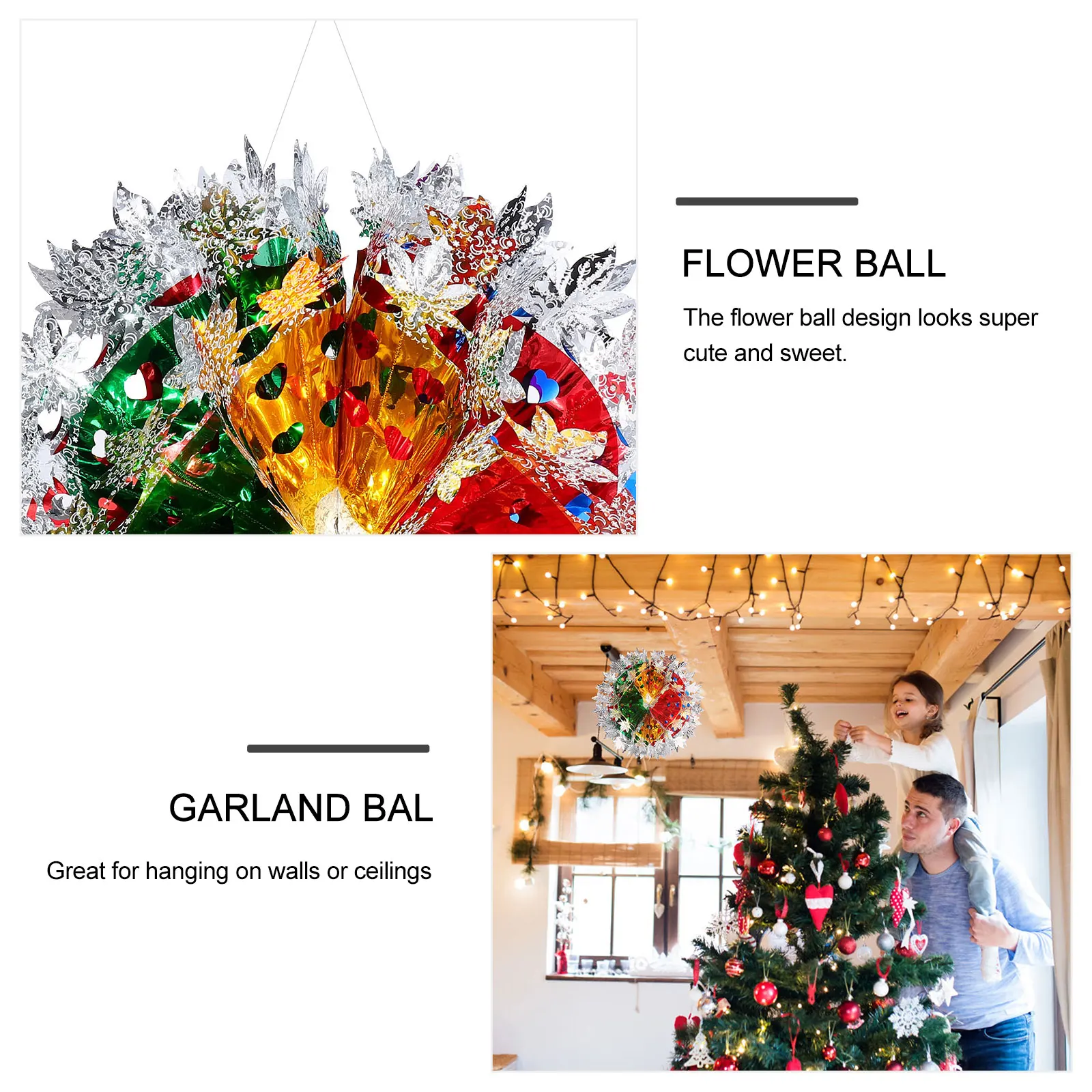 Ornament Ball Decoration Flower Decorations Plastic Hanging Party Wedding Creative
Ornament Ball Decoration Flower Decorations Plastic Hanging Party Wedding Creative