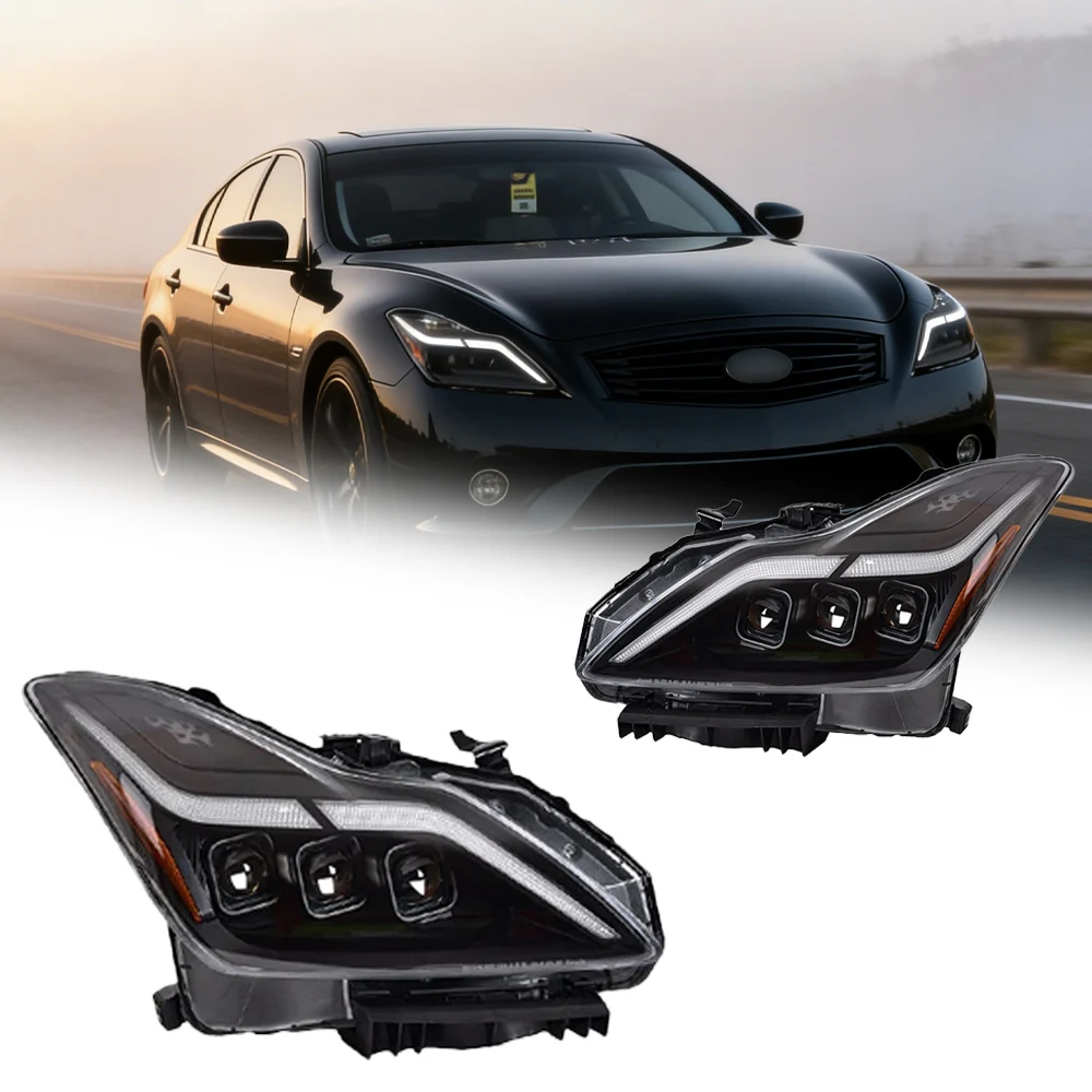 Автомобильные фары TYPY для Infiniti G37, 2010-2015 гг., светодиодные проекционные фары, дневные ходовые огни, автомобильные аксессуары
Автомобильные фары TYPY для Infiniti G37, 2010-2015 гг., светодиодные проекционные фары, дневные ходовые огни, автомобильные аксессуары