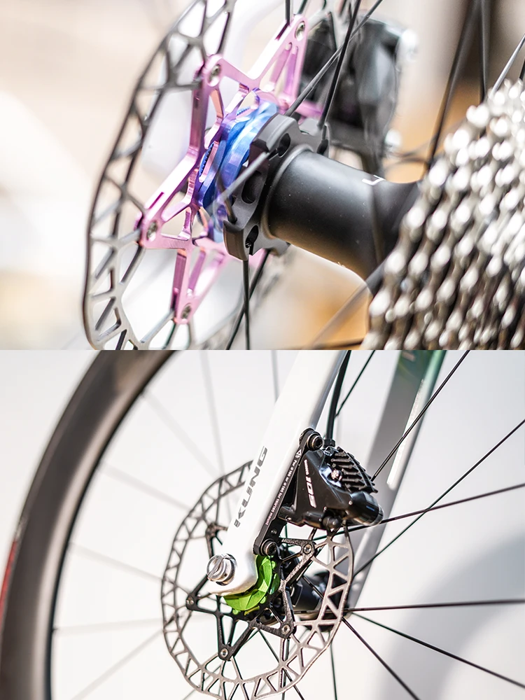 Ultra-light 9g 6-Bolt to Center Lo Conversion Ring for Road And Mountain Bikes Carbon Ti Brake Disc Chase Sports Brand
Ultra-light 9g 6-Bolt to Center Lo Conversion Ring for Road And Mountain Bikes Carbon Ti Brake Disc Chase Sports Brand