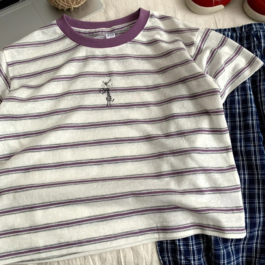 Boys T-shirt 2026 Spring and Summer New Children's Clothing Korean Style Boy Baby Printed Striped T-shirt Casual Simple
Boys T-shirt 2026 Spring and Summer New Children's Clothing Korean Style Boy Baby Printed Striped T-shirt Casual Simple