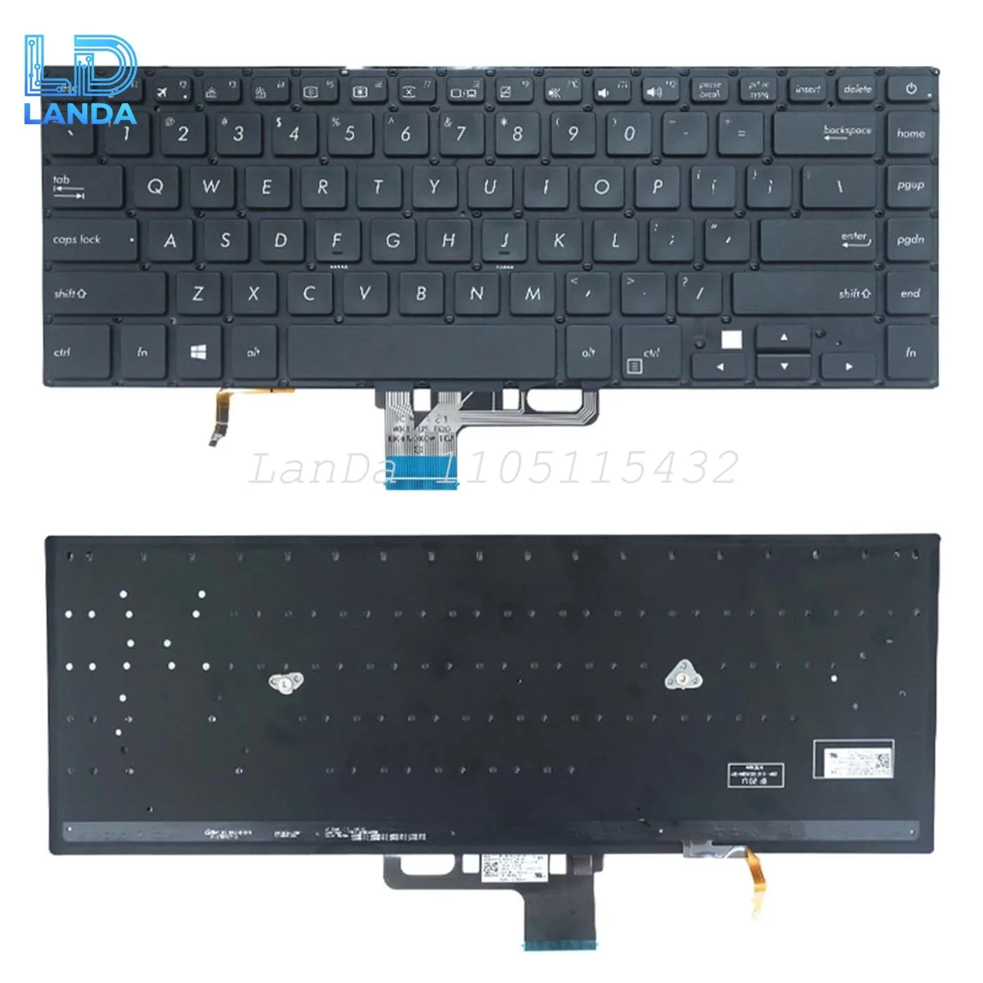 Keyboard For ASUS ZenBook U5100U UX530UX UX530 U5100 Black US Backlit
Keyboard For ASUS ZenBook U5100U UX530UX UX530 U5100 Black US Backlit