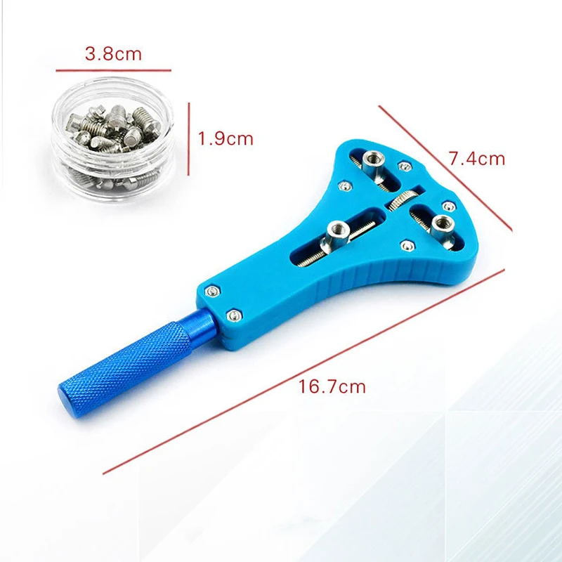 55mm Watch Repair Tools Kits Watch Back Cover Opener Adjustable Screw Back Remover Wrench Watch Back Opener With Box Tools
55mm Watch Repair Tools Kits Watch Back Cover Opener Adjustable Screw Back Remover Wrench Watch Back Opener With Box Tools