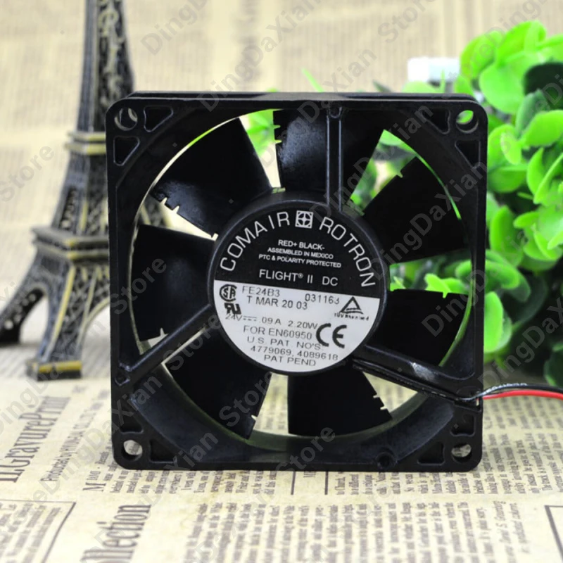 l 1PCS Industrial Chassis Fan For COMAIR ROTRON FE24B3 | 24V 0.09A 2.2W 80×80×25mm 8CM
l 1PCS Industrial Chassis Fan For COMAIR ROTRON FE24B3 | 24V 0.09A 2.2W 80×80×25mm 8CM