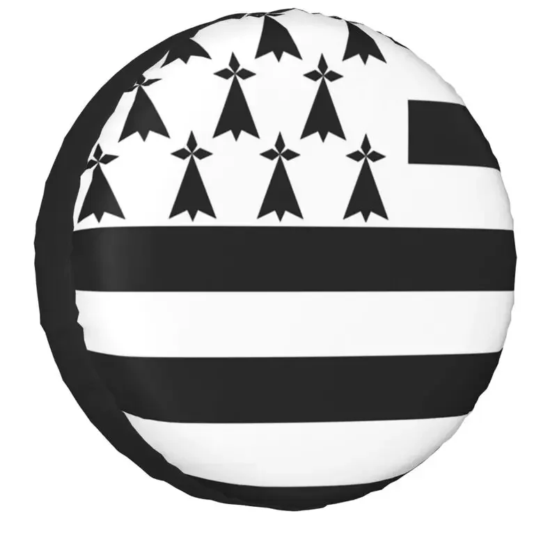 Flag Of Brittany Spare Tire Cover for Honda CRV Jeep RV SUV Camper France Region Sign Car Wheel Covers 14" 15" 16" 17" Inch
Flag Of Brittany Spare Tire Cover for Honda CRV Jeep RV SUV Camper France Region Sign Car Wheel Covers 14" 15" 16" 17" Inch
