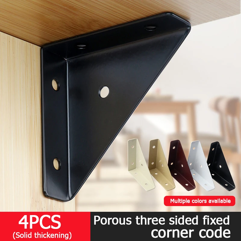 4PcsStainless steel corner connector Porous heavy-duty triangular bracket hardware accessories are for reinforcing furniture etc
4PcsStainless steel corner connector Porous heavy-duty triangular bracket hardware accessories are for reinforcing furniture etc