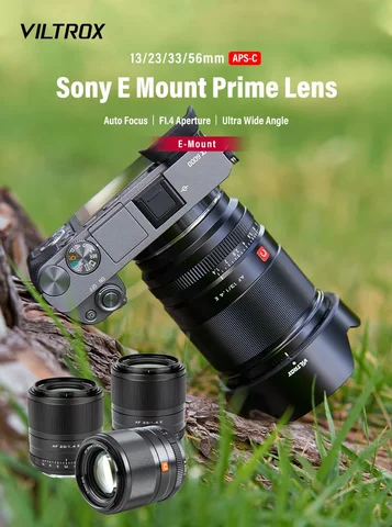 VILTROX 13 มม.23 มม.33 มม.56 มม.F1.4 เลนส์กล้อง Auto Focus Prime รูรับแสงขนาดใหญ่ APS-C เลนส์สําหรับ Sony E Nikon Z Fuji XF Mount กล้อง