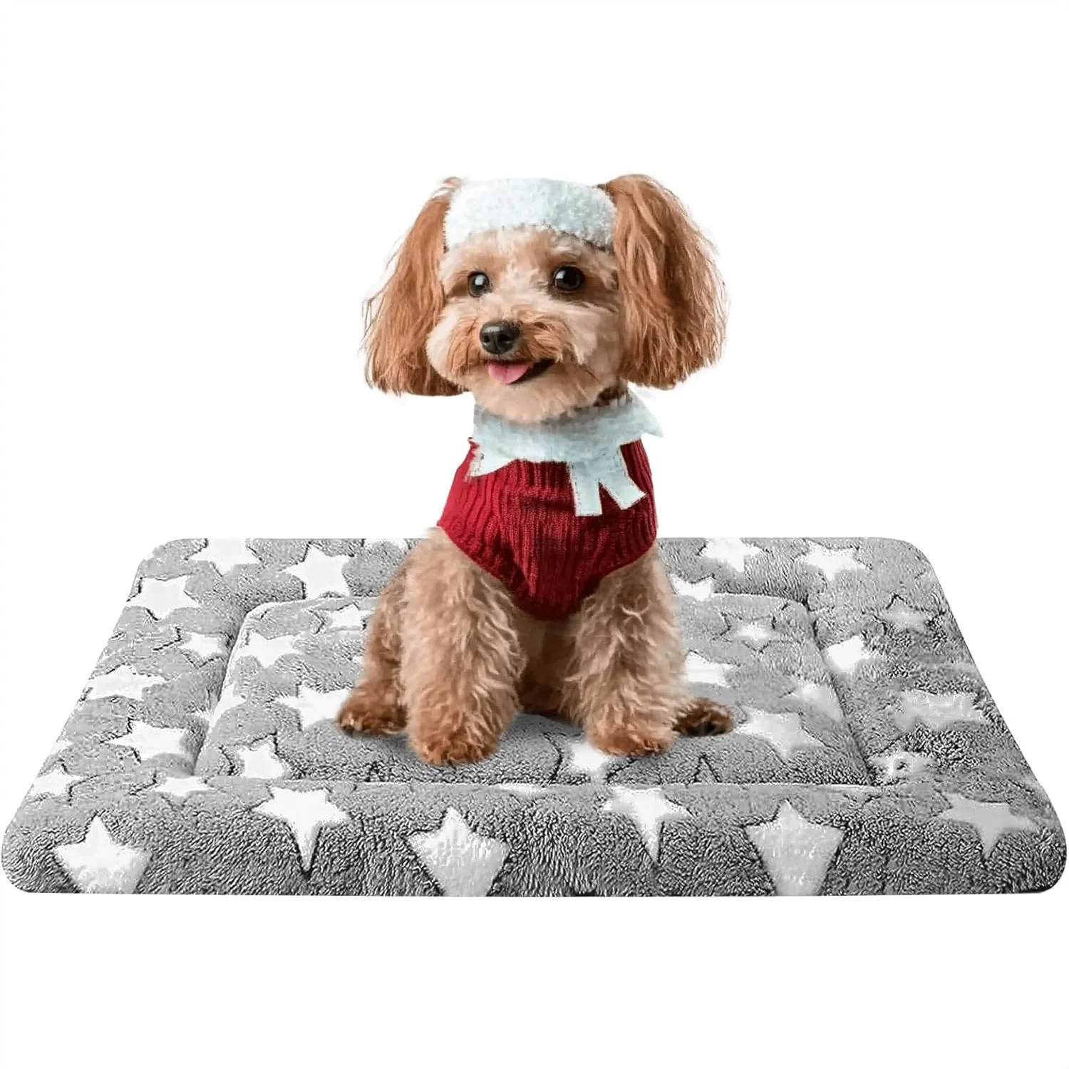 Reversible Dog Bed Mat Machine Washable Kennel Pad For Small Dogs 24x18 Inches Grey Star
Reversible Dog Bed Mat Machine Washable Kennel Pad For Small Dogs 24x18 Inches Grey Star