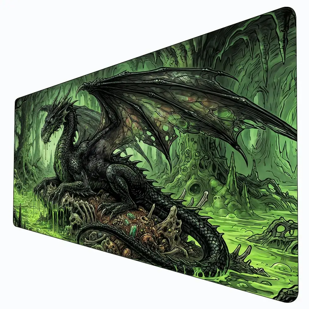 Игровой коврик MTG «Ядовитая болотина и Черный дракон», нескользящий, 35x60 см, для командных игр Magic: The Gathering и TCG
Игровой коврик MTG «Ядовитая болотина и Черный дракон», нескользящий, 35x60 см, для командных игр Magic: The Gathering и TCG