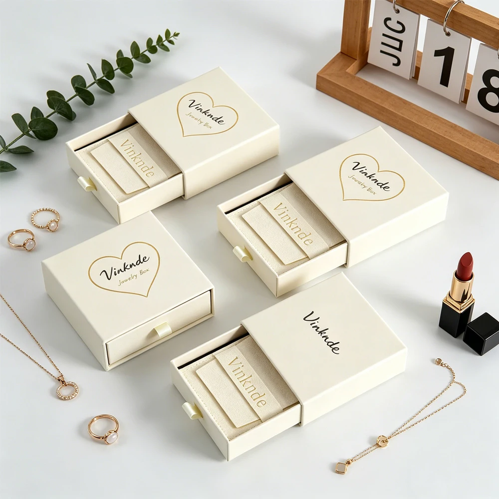 24Pcs Custom Logo Beige Jewelry Drawer Box Ring Earring Brooch Packaging Cardboard Gift Box Microfiber Suede Jewelry Pouch Bag
24Pcs Custom Logo Beige Jewelry Drawer Box Ring Earring Brooch Packaging Cardboard Gift Box Microfiber Suede Jewelry Pouch Bag