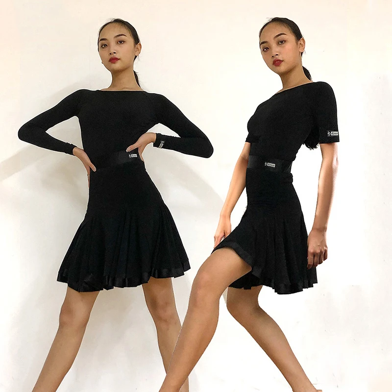 2023 Latin Dance Costumes For Women Long Sleeve Tops Skirts Suit Cha Cha Rumba Samba Ballroom Latin Performance Dress DQS3191
2023 Latin Dance Costumes For Women Long Sleeve Tops Skirts Suit Cha Cha Rumba Samba Ballroom Latin Performance Dress DQS3191