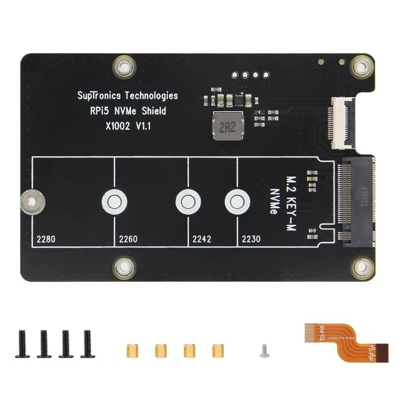 97QB X1002 PCIe M.2 NVMe Board for Pi 5 8GB/4GB/2GB/1GB Fast Data Transfer
97QB X1002 PCIe M.2 NVMe Board for Pi 5 8GB/4GB/2GB/1GB Fast Data Transfer