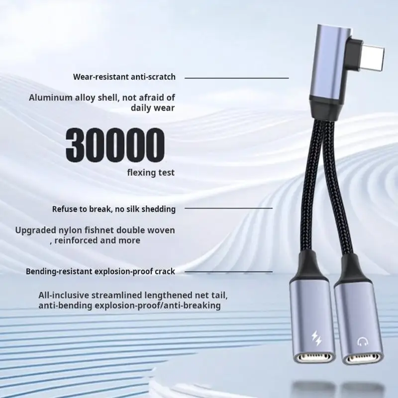 Portable Type C Sound Adapters With Technology and Simultaneous Fast Charging Capability Suitable for Music Playbacks D2RC
Portable Type C Sound Adapters With Technology and Simultaneous Fast Charging Capability Suitable for Music Playbacks D2RC