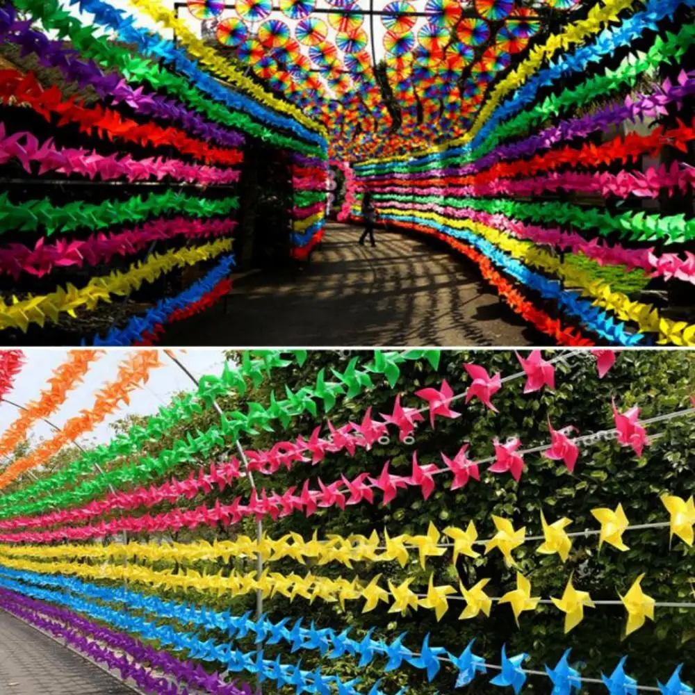 10pcs/set with Rope Strings Colorful Arch Corridor Windmill Colorful Pure Color Circular Suspension Windmill 21/24cm Handmade
10pcs/set with Rope Strings Colorful Arch Corridor Windmill Colorful Pure Color Circular Suspension Windmill 21/24cm Handmade
