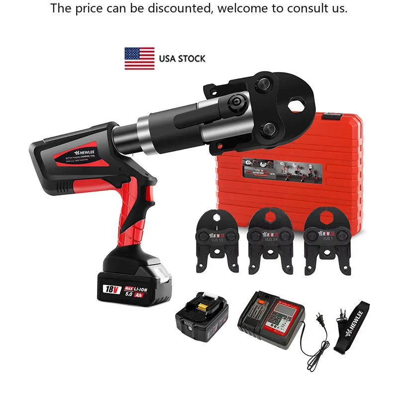 HEWLEE HL-1525B Professional Electric Pipe Crimping Tool 1/2 Inch -1 Inch Crimping Stainless Steel PEX Pipe Tool Hydraulic Tools
HEWLEE HL-1525B Professional Electric Pipe Crimping Tool 1/2 Inch -1 Inch Crimping Stainless Steel PEX Pipe Tool Hydraulic Tools