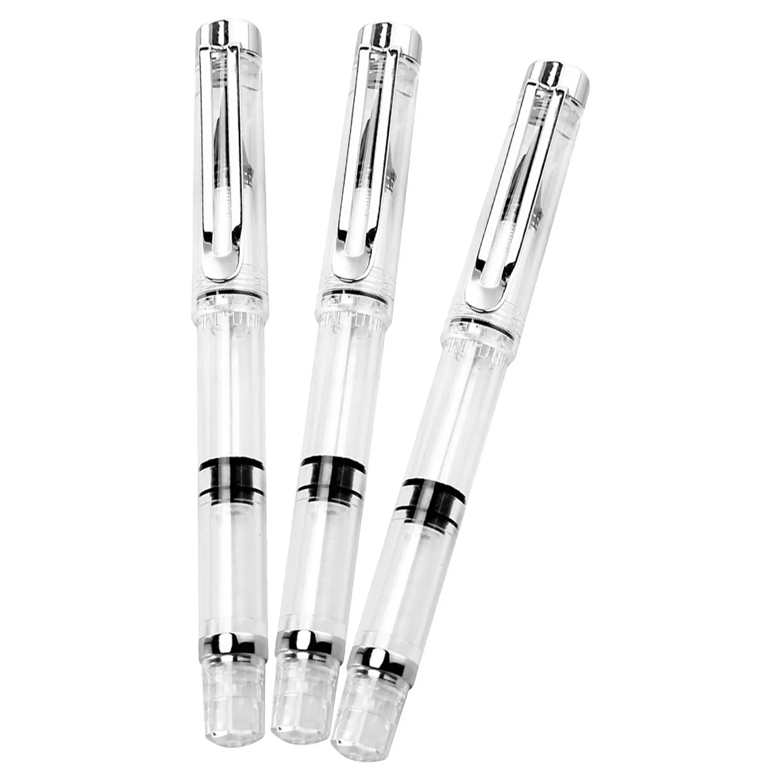 3Pcs Fountain Brush Pens Plastic Body Soft-Bristle Brush Pens Refillable Smooth Writing Calligraphy Watercolor Stroke
3Pcs Fountain Brush Pens Plastic Body Soft-Bristle Brush Pens Refillable Smooth Writing Calligraphy Watercolor Stroke