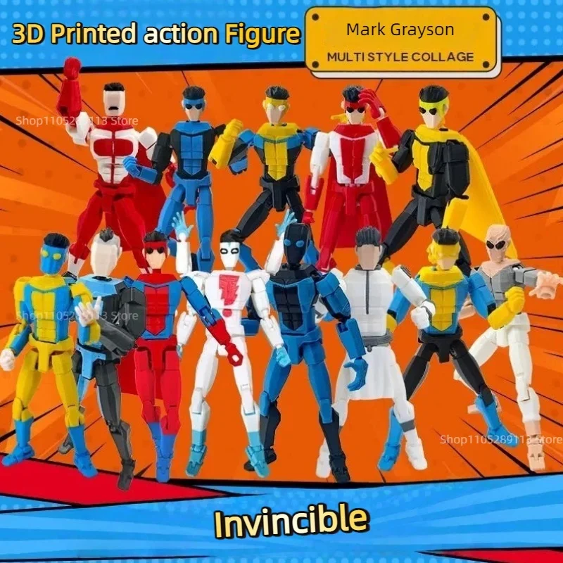 2026 Anime Invincibles 3D Printed Figure 14cm Mark Grayson Simple Assembly Model Cute Cartoon Figure Toy Desk Ornament Gifts
2026 Anime Invincibles 3D Printed Figure 14cm Mark Grayson Simple Assembly Model Cute Cartoon Figure Toy Desk Ornament Gifts