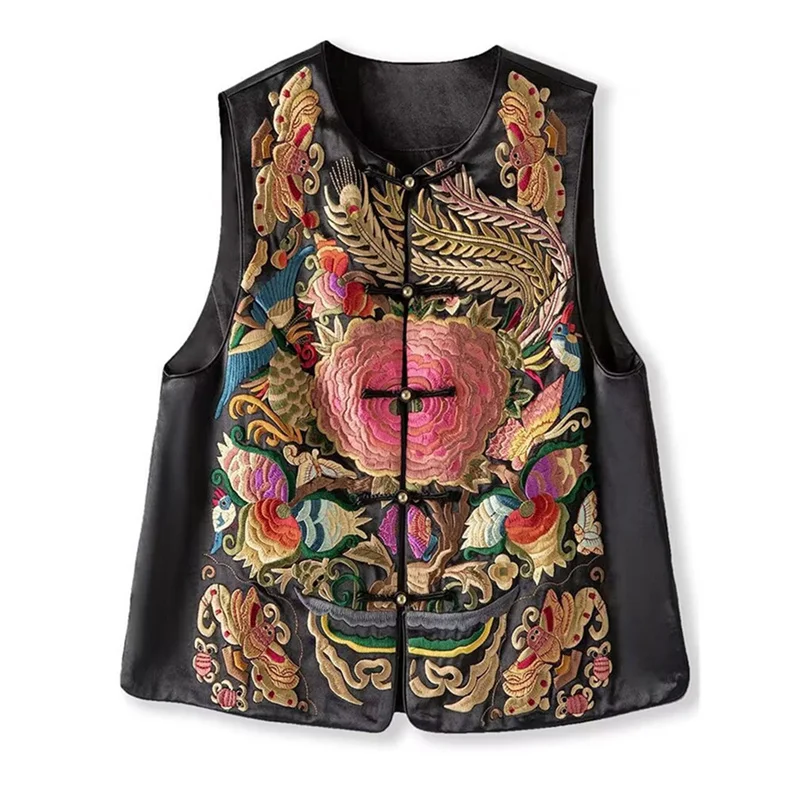 Jackets Women Vest High-grade Sense of new Chinese Vest vest Women's Spring and Autumn National Tide Wind Embroidery Jacket
Jackets Women Vest High-grade Sense of new Chinese Vest vest Women's Spring and Autumn National Tide Wind Embroidery Jacket
