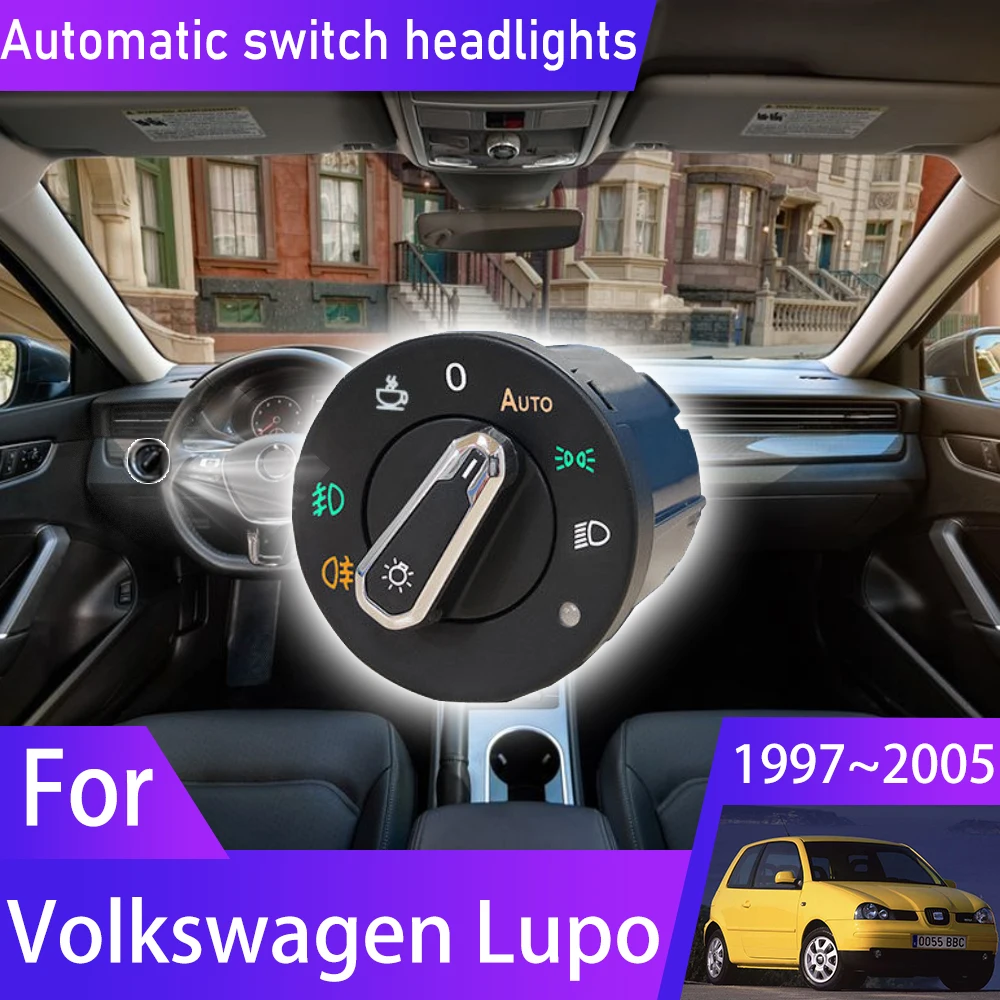 Для Volkswagen SEAT Arosa Lupo1997 ~ 2005 1998 1999 2002, автоматический переключатель фар, автомобильные аксессуары, обновление автоматического света, модификация
Для Volkswagen SEAT Arosa Lupo1997 ~ 2005 1998 1999 2002, автоматический переключатель фар, автомобильные аксессуары, обновление автоматического света, модификация