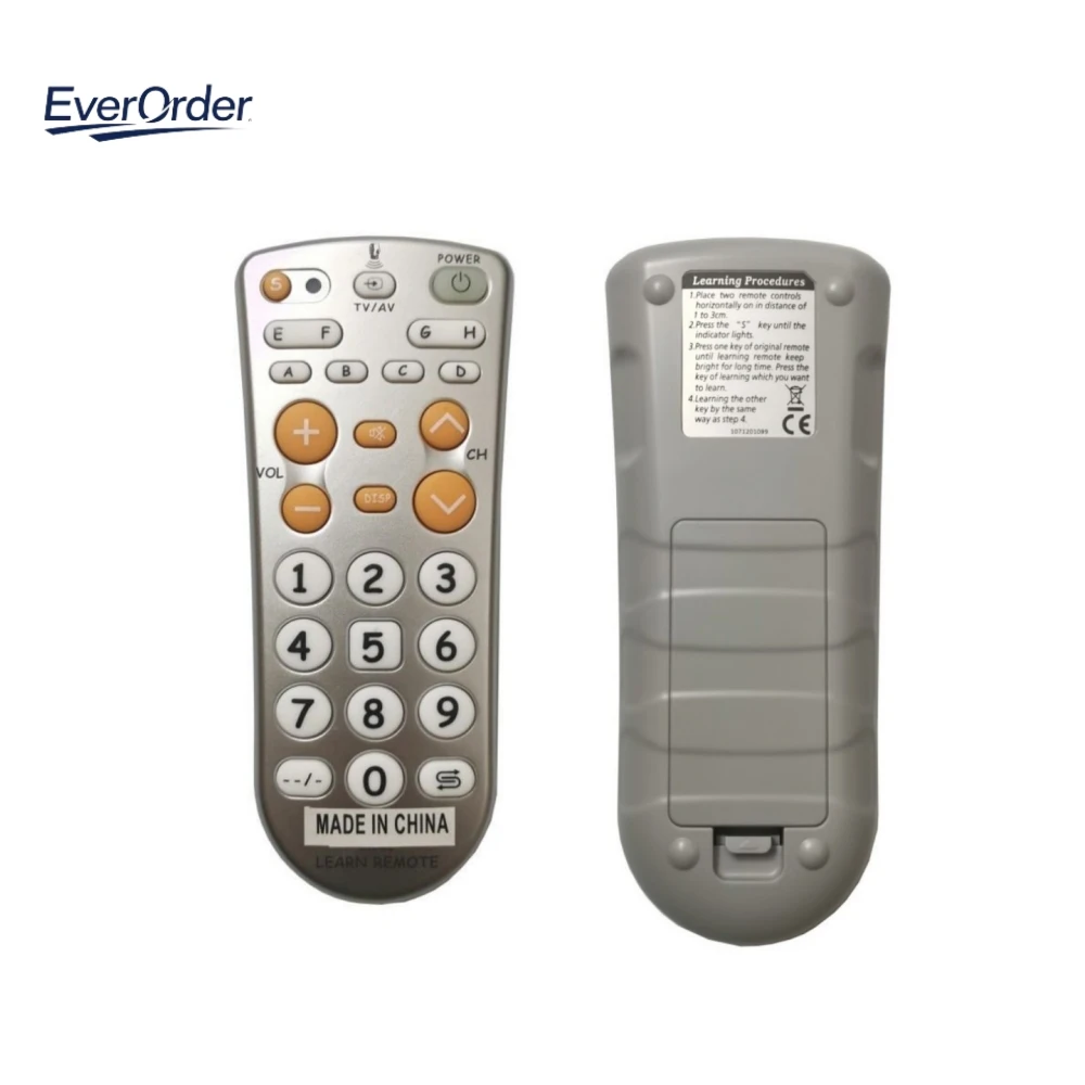 New remote control for Combinational Universal Learning Chunghop L108E TV/SAT/DVD/CBL/DVB-T/AUX Big Button Copy
New remote control for Combinational Universal Learning Chunghop L108E TV/SAT/DVD/CBL/DVB-T/AUX Big Button Copy