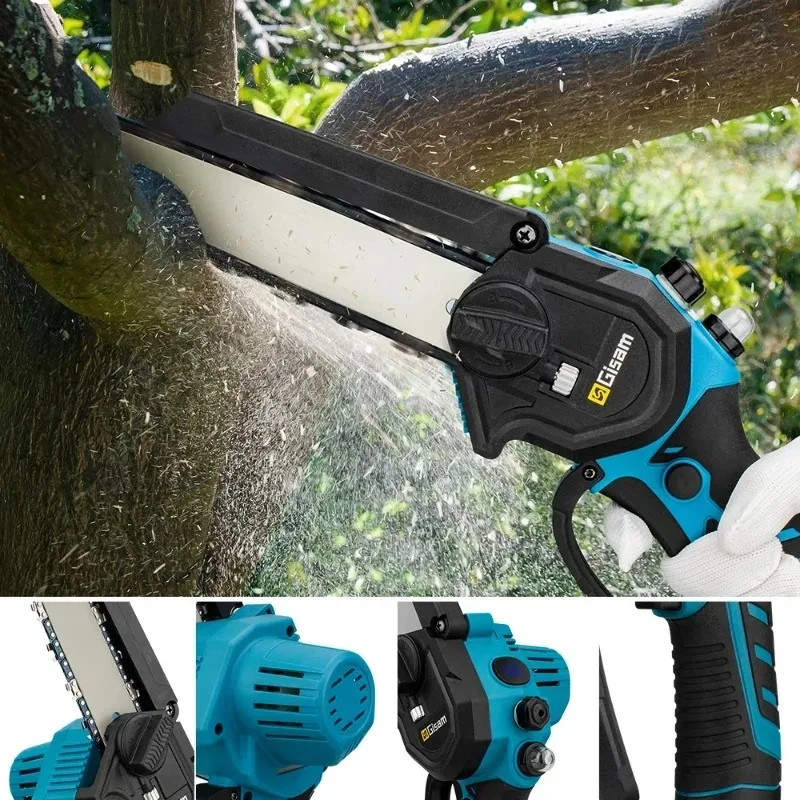 【Hot Item】 8 Inch Brushless Chain Saw Cordless Electric Saw Woodworking Garden Pruning Chainsaw Power Tool For 18V Battery
【Hot Item】 8 Inch Brushless Chain Saw Cordless Electric Saw Woodworking Garden Pruning Chainsaw Power Tool For 18V Battery
