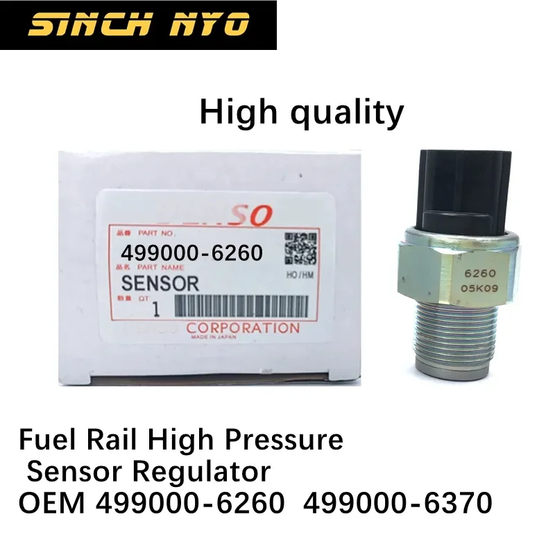 Original 499000-6370 499000-6260 4990006370 4990006260 Fuel Pressure Sensor For Toyota For Isuzu
Original 499000-6370 499000-6260 4990006370 4990006260 Fuel Pressure Sensor For Toyota For Isuzu
