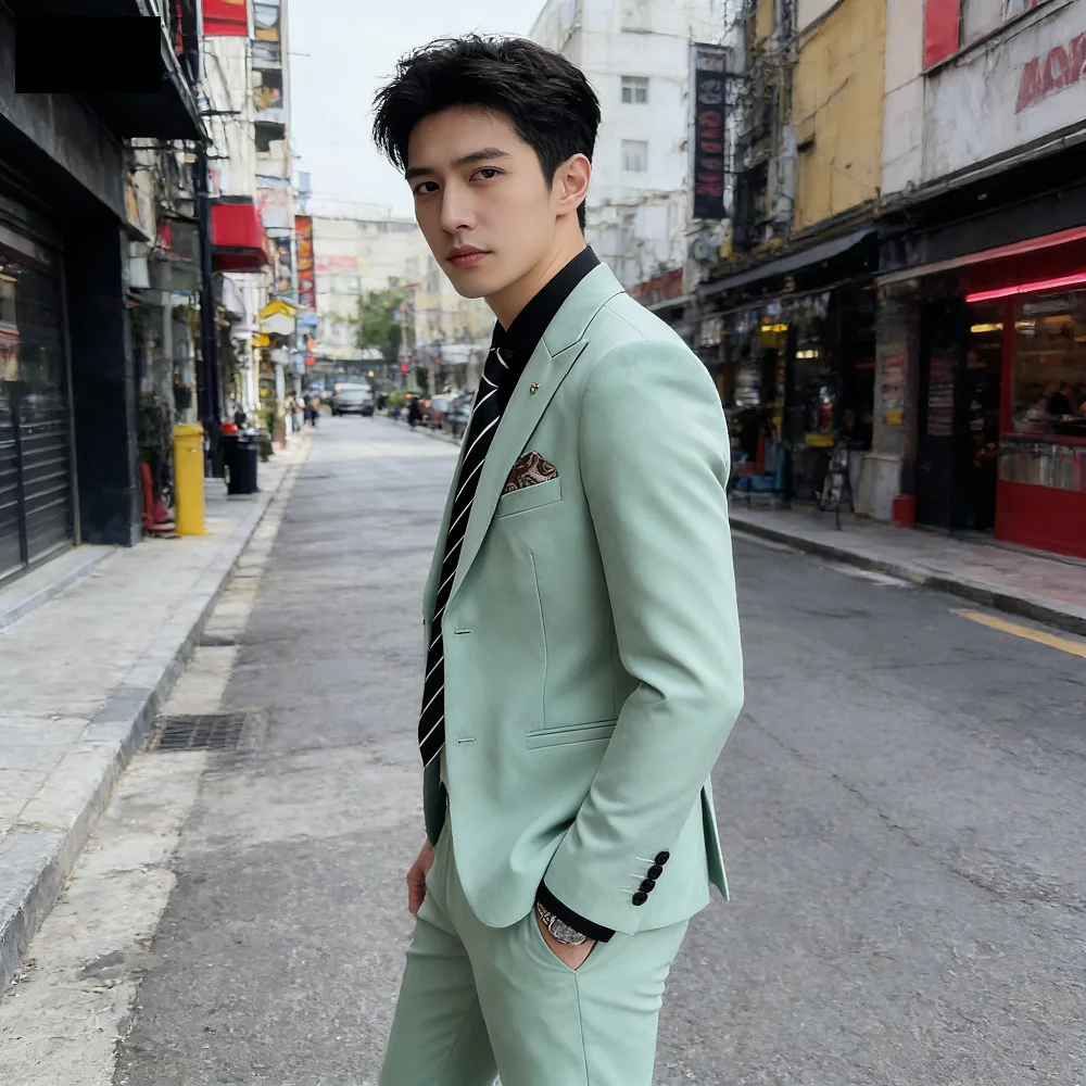 Men's Double Breasted Trench Coat Suit Casual Simple Blazer Vest Pants High Quality Recent Design Matching Set
Men's Double Breasted Trench Coat Suit Casual Simple Blazer Vest Pants High Quality Recent Design Matching Set