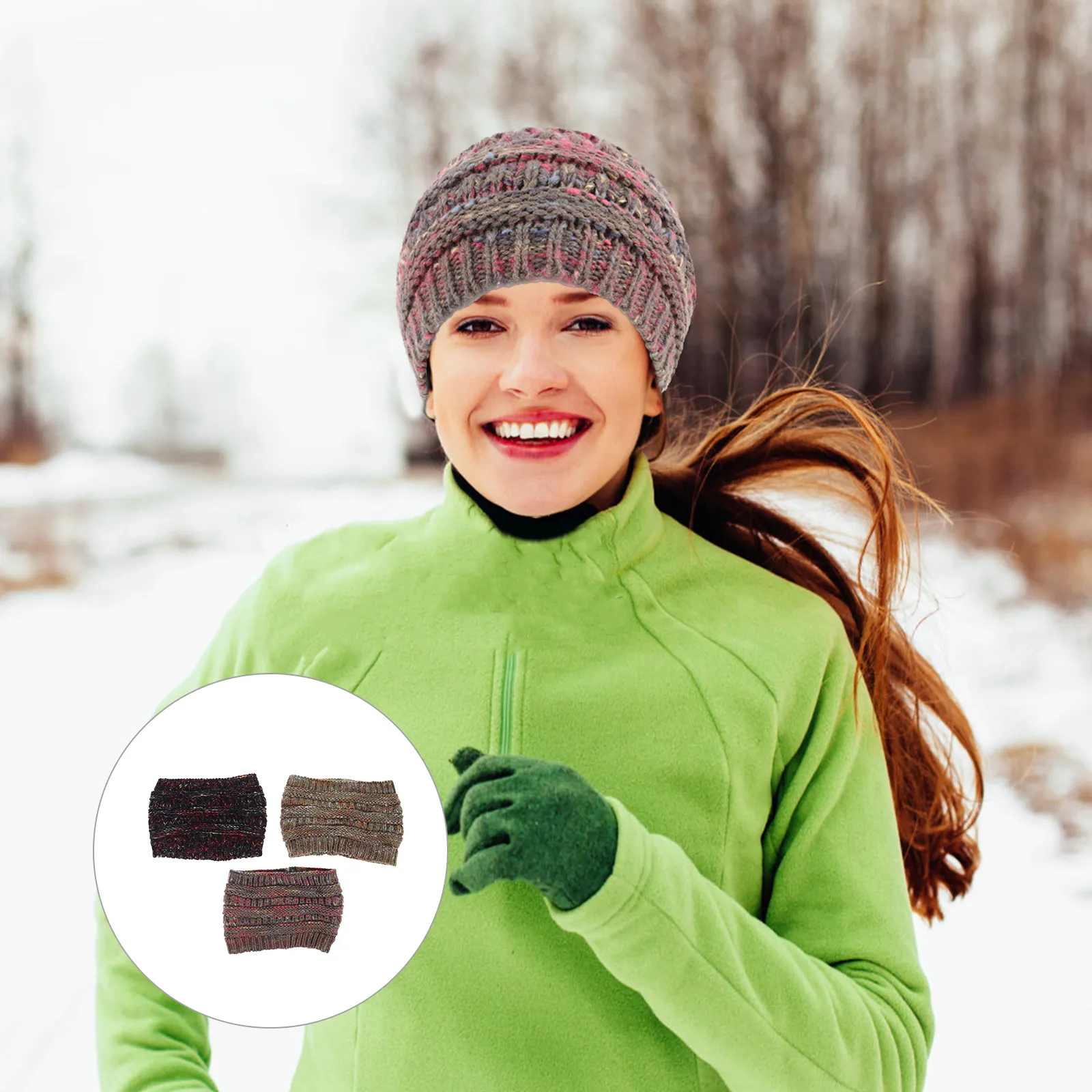 3Pcs Women Winter Headbands Ear Warmers Knit Thick Fleece Lined Warm Elastic Stretchy Thermal Headbands for Parties Festivals
3Pcs Women Winter Headbands Ear Warmers Knit Thick Fleece Lined Warm Elastic Stretchy Thermal Headbands for Parties Festivals