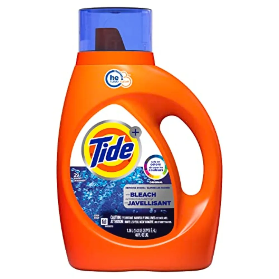 Tide Plus Bleach Alternative HE Turbo Clean Liquid Laundry Detergent, 46fl oz, 29 Loads
Tide Plus Bleach Alternative HE Turbo Clean Liquid Laundry Detergent, 46fl oz, 29 Loads