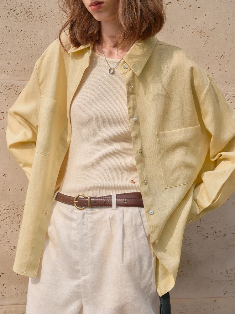 Linen Shirt Women's Loose Breathable Summer Long Sleeve Collar Pure Color Casual Fashion French Style Comfortable Linen ...
Linen Shirt Women's Loose Breathable Summer Long Sleeve Collar Pure Color Casual Fashion French Style Comfortable Linen ...