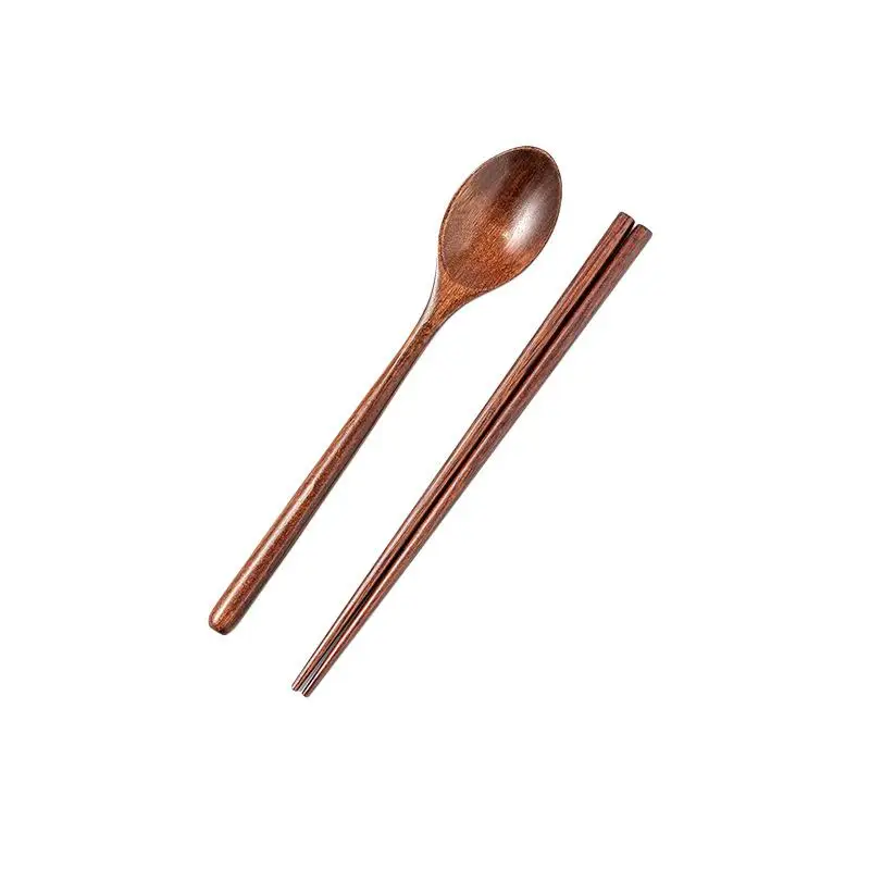 Wooden Chopsticks Fork Spoon Set - Portable Minimalist Style Tableware with Cloth Bag for Outdoor Travel And Gift Giving
Wooden Chopsticks Fork Spoon Set - Portable Minimalist Style Tableware with Cloth Bag for Outdoor Travel And Gift Giving