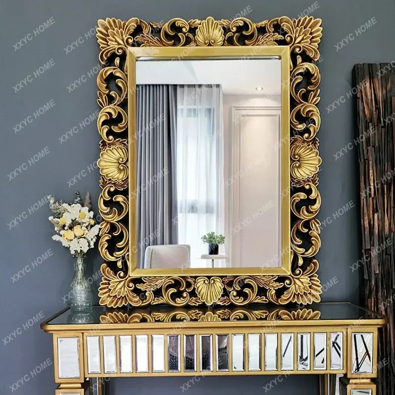 Vintage square carved bathroom mirror decorative vanity mirror bathroom mirror baroque
Vintage square carved bathroom mirror decorative vanity mirror bathroom mirror baroque
