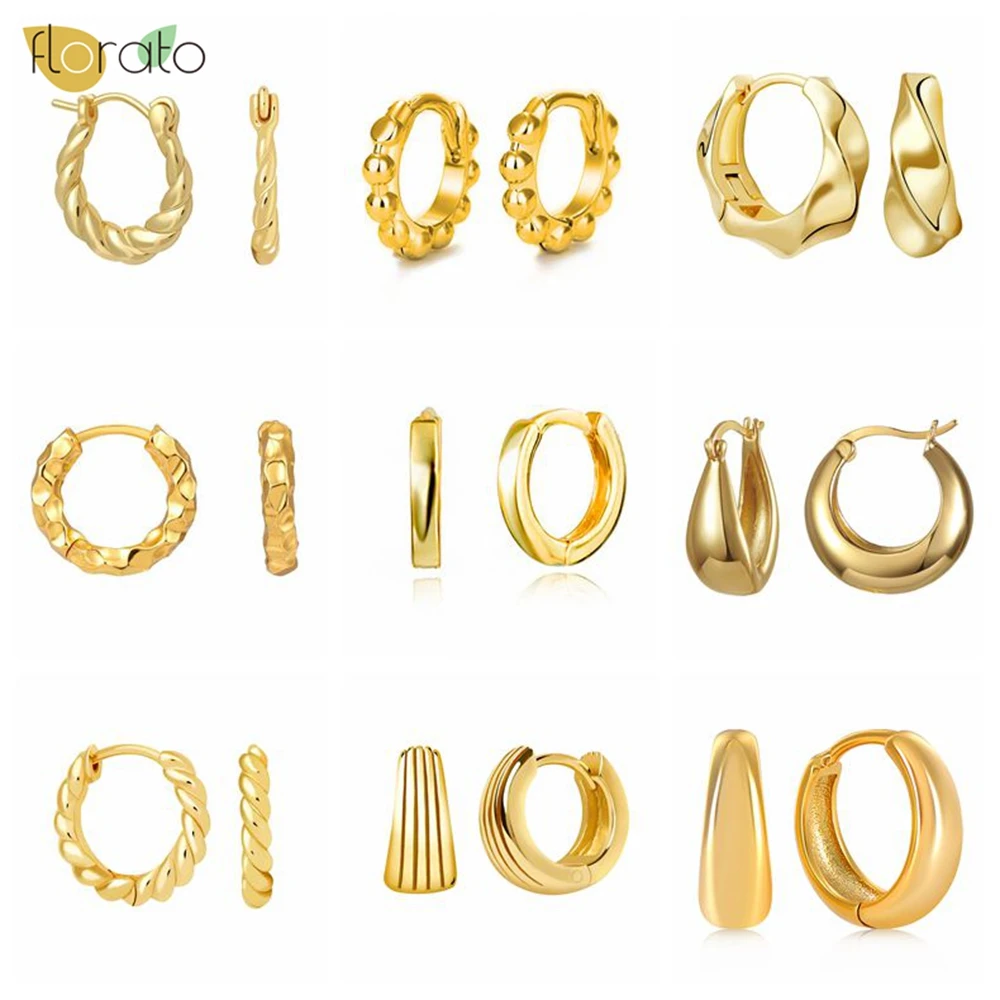 925 Sterling Silver Ear Needle Fashion Light Luxury Hoop Earrings Gold Geometric Style Temperament Earrings for Women Jewelry
925 Sterling Silver Ear Needle Fashion Light Luxury Hoop Earrings Gold Geometric Style Temperament Earrings for Women Jewelry