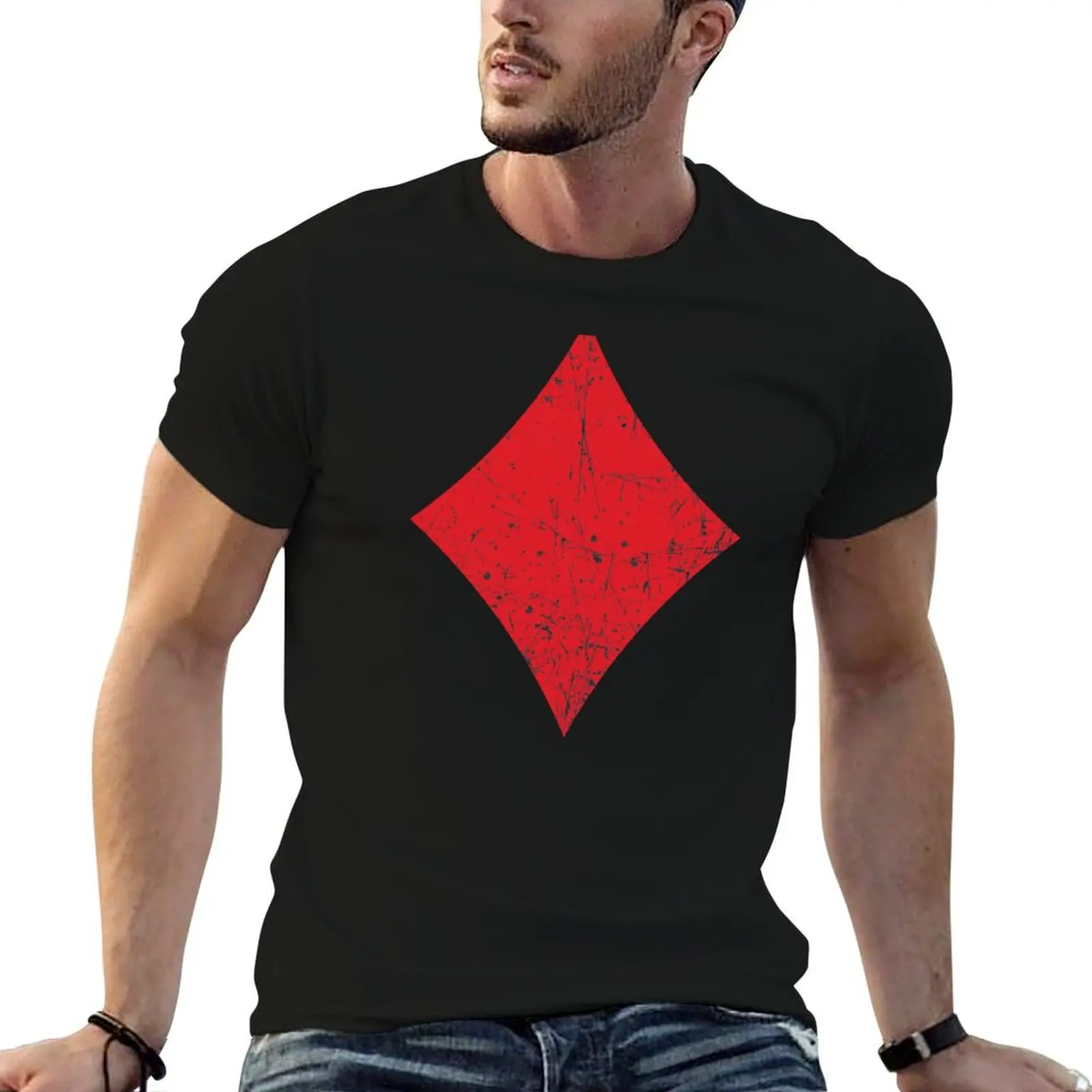 Diamong Playing Cards SIgn Red T-Shirt anime baggy shirts heavyweights oversized t shirt men
Diamong Playing Cards SIgn Red T-Shirt anime baggy shirts heavyweights oversized t shirt men