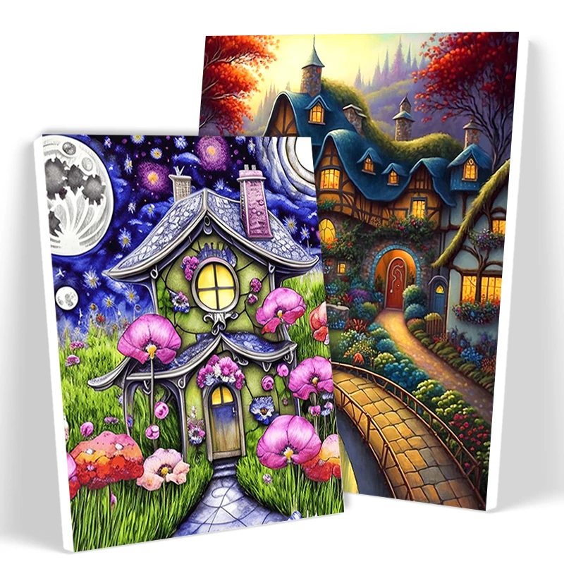 SDOYUNO Painting By Numbers On Canvas Cartoon House Handpainted Oil Painting With Frame Landscape Modern Decorative
SDOYUNO Painting By Numbers On Canvas Cartoon House Handpainted Oil Painting With Frame Landscape Modern Decorative