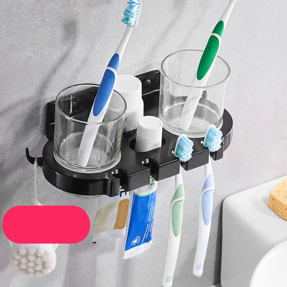 Punch Free Toothbrush Holder Rack Aluminum Space Saving Design Easy Install Bathroom Gadget Tumbler Holder Set Hooks Anti Rust
Punch Free Toothbrush Holder Rack Aluminum Space Saving Design Easy Install Bathroom Gadget Tumbler Holder Set Hooks Anti Rust