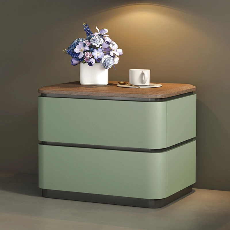 Modern Elegant Bedside Table Aesthetic Luxury Design Drawers Storage Nightstands Space Saving Mesita De Noche Bedroom Furniture
Modern Elegant Bedside Table Aesthetic Luxury Design Drawers Storage Nightstands Space Saving Mesita De Noche Bedroom Furniture