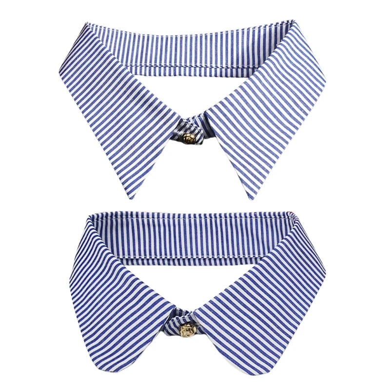 MXMB Striped Fake Collar Detachable Blouse Collar Women Men Half Shirt Accessories
MXMB Striped Fake Collar Detachable Blouse Collar Women Men Half Shirt Accessories