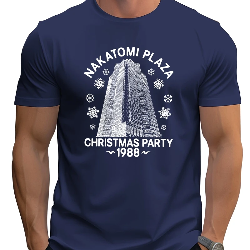 Custom Tops T Shirt NAKATOMI PLAZA CHRISTMAS PARTY Japanese Buildings Printed On Tshirts Men Father's Day Sweater Cotton
Custom Tops T Shirt NAKATOMI PLAZA CHRISTMAS PARTY Japanese Buildings Printed On Tshirts Men Father's Day Sweater Cotton