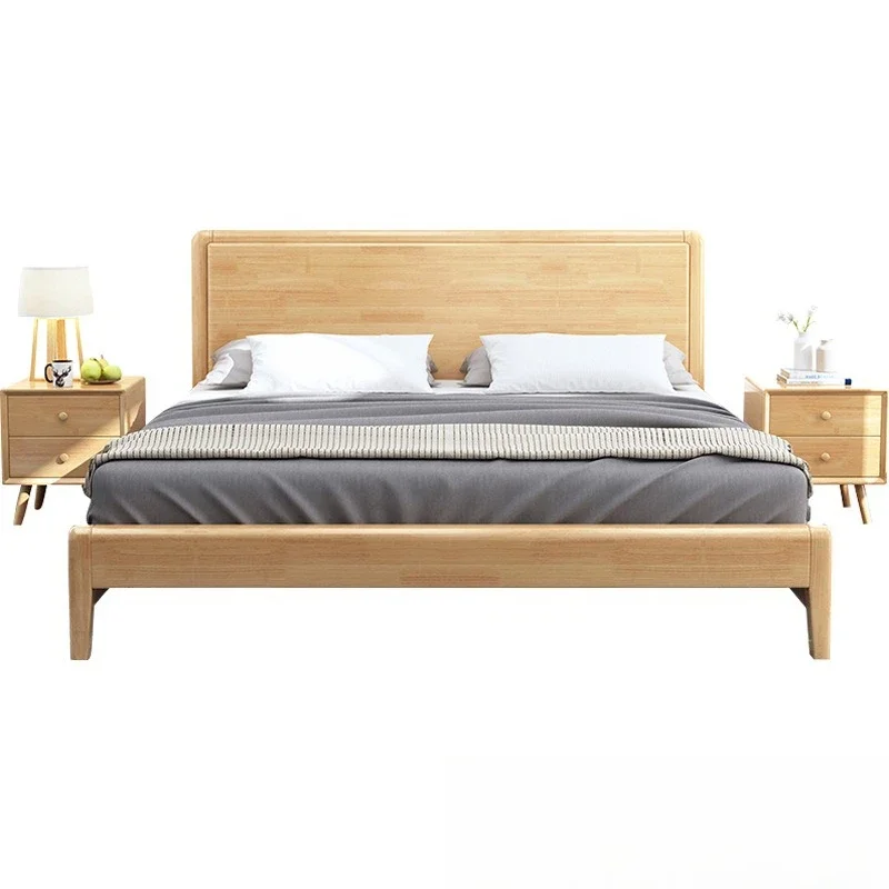All solid wood modern simple log color solid wood bed 1.2 meters, single bed 1.8 meters, master bedroom rubber wood double bed
All solid wood modern simple log color solid wood bed 1.2 meters, single bed 1.8 meters, master bedroom rubber wood double bed