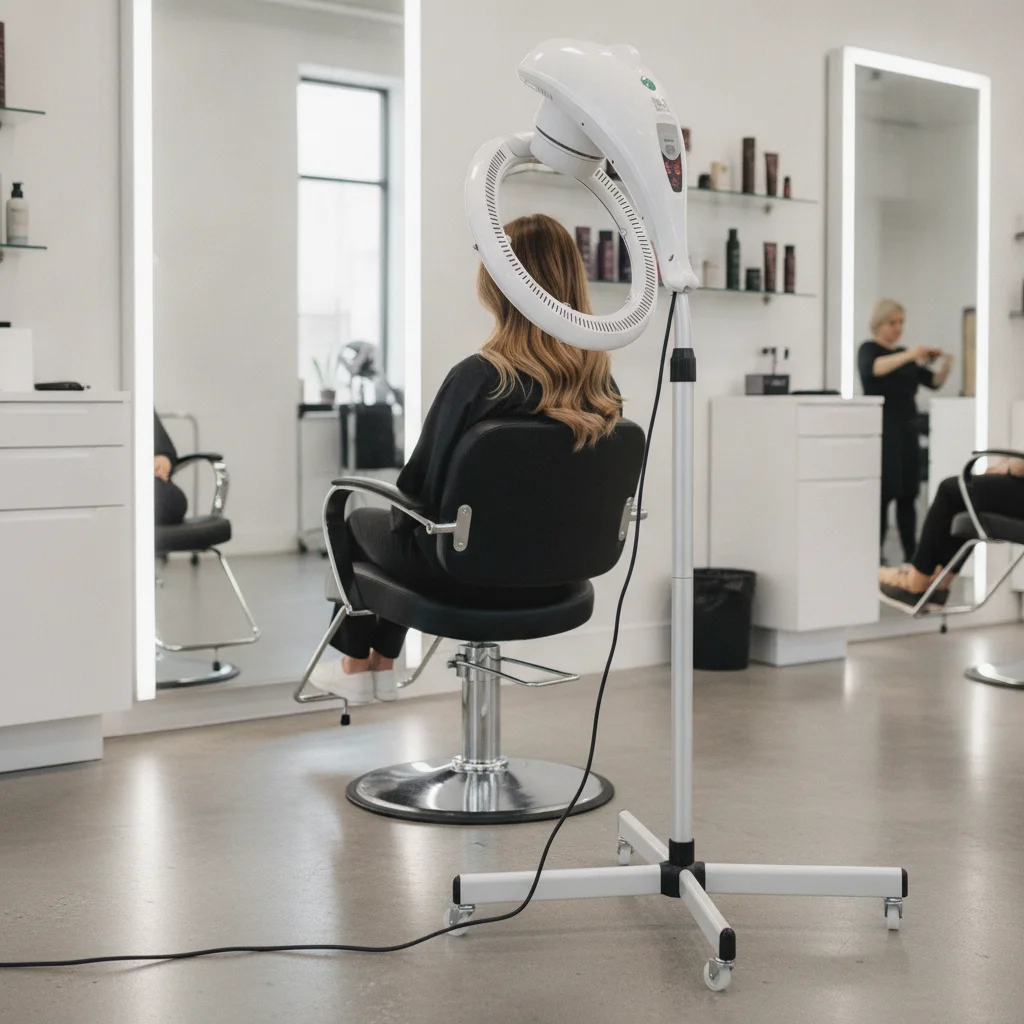 Professional 950W Infrared Hair Dryer Stand for Salon with Heat Dissipation Holes Extended Power Cable US Standard Perm Styling Hair Color Processor
Professional 950W Infrared Hair Dryer Stand for Salon with Heat Dissipation Holes Extended Power Cable US Standard Perm Styling Hair Color Processor