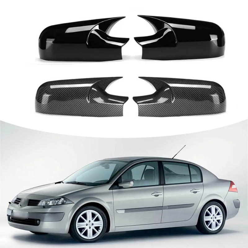 Carbon Fiber Style Side Mirror Cover For Renault Megane MK2 02-09 Horn Shape
Carbon Fiber Style Side Mirror Cover For Renault Megane MK2 02-09 Horn Shape