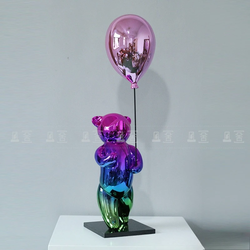 Silver balloon bear decoration TV cabinet wine cabinet ornament gift
Silver balloon bear decoration TV cabinet wine cabinet ornament gift