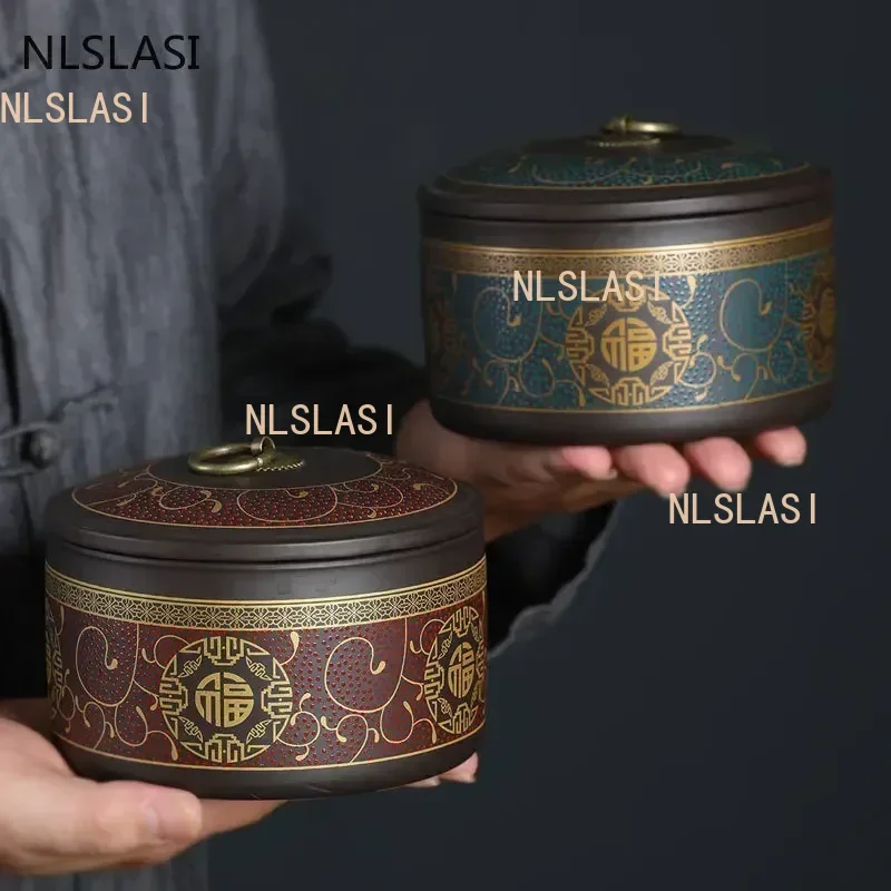 Portable Sealed Tea Caddy Coffee Canister Spice Organizer Purple Clay Tea Jar Tieguanyin Containers Travel Tea Bag Storage Box
Portable Sealed Tea Caddy Coffee Canister Spice Organizer Purple Clay Tea Jar Tieguanyin Containers Travel Tea Bag Storage Box
