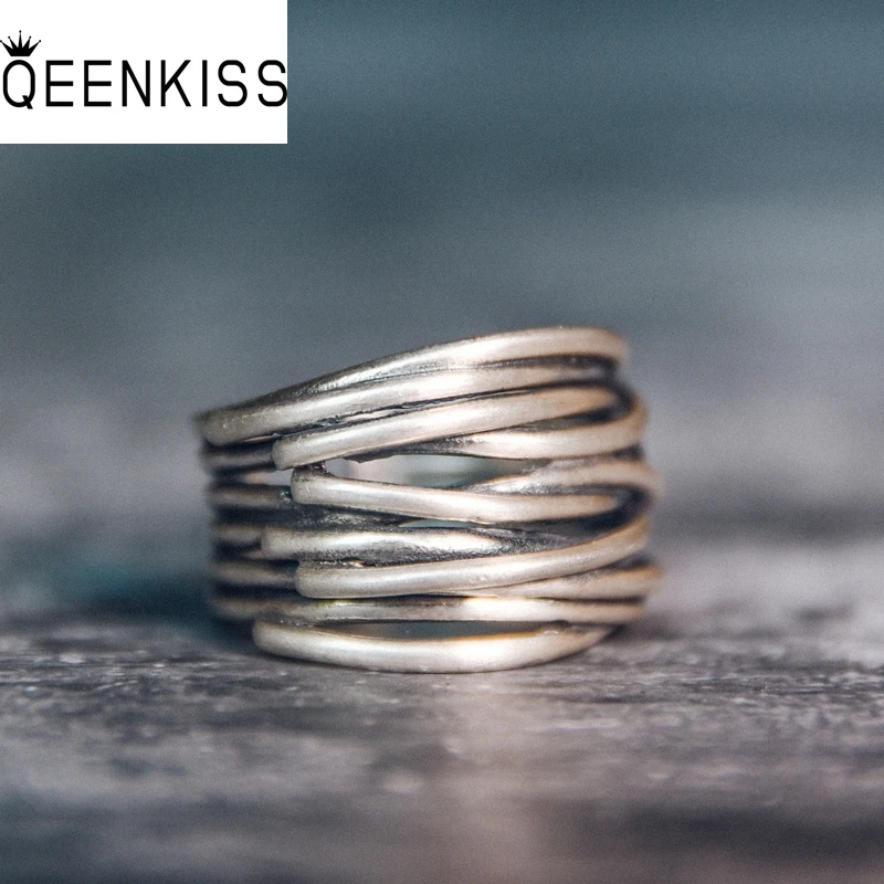 QEENKISS 925 Sterling Silver Vintage Crossing Rings for Women Men Birthday Wedding Party Christmas Father Girl Boy Gifts RG7085
QEENKISS 925 Sterling Silver Vintage Crossing Rings for Women Men Birthday Wedding Party Christmas Father Girl Boy Gifts RG7085