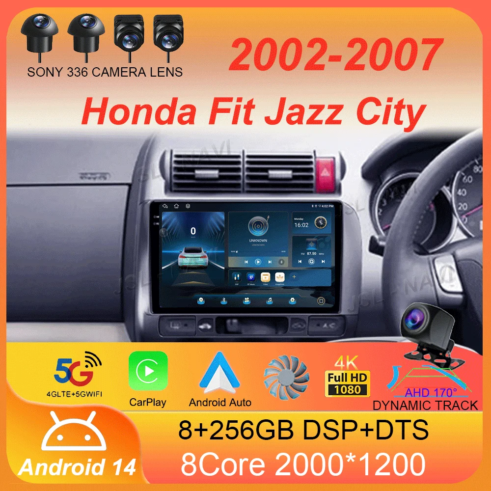Автомобильный радиоприемник Carplay для Honda Fit Jazz City 2002 2003 2004-2007 Android 14 навигация мультимедийный GPS плеер стерео Wi-Fi + 4G видео
Автомобильный радиоприемник Carplay для Honda Fit Jazz City 2002 2003 2004-2007 Android 14 навигация мультимедийный GPS плеер стерео Wi-Fi + 4G видео