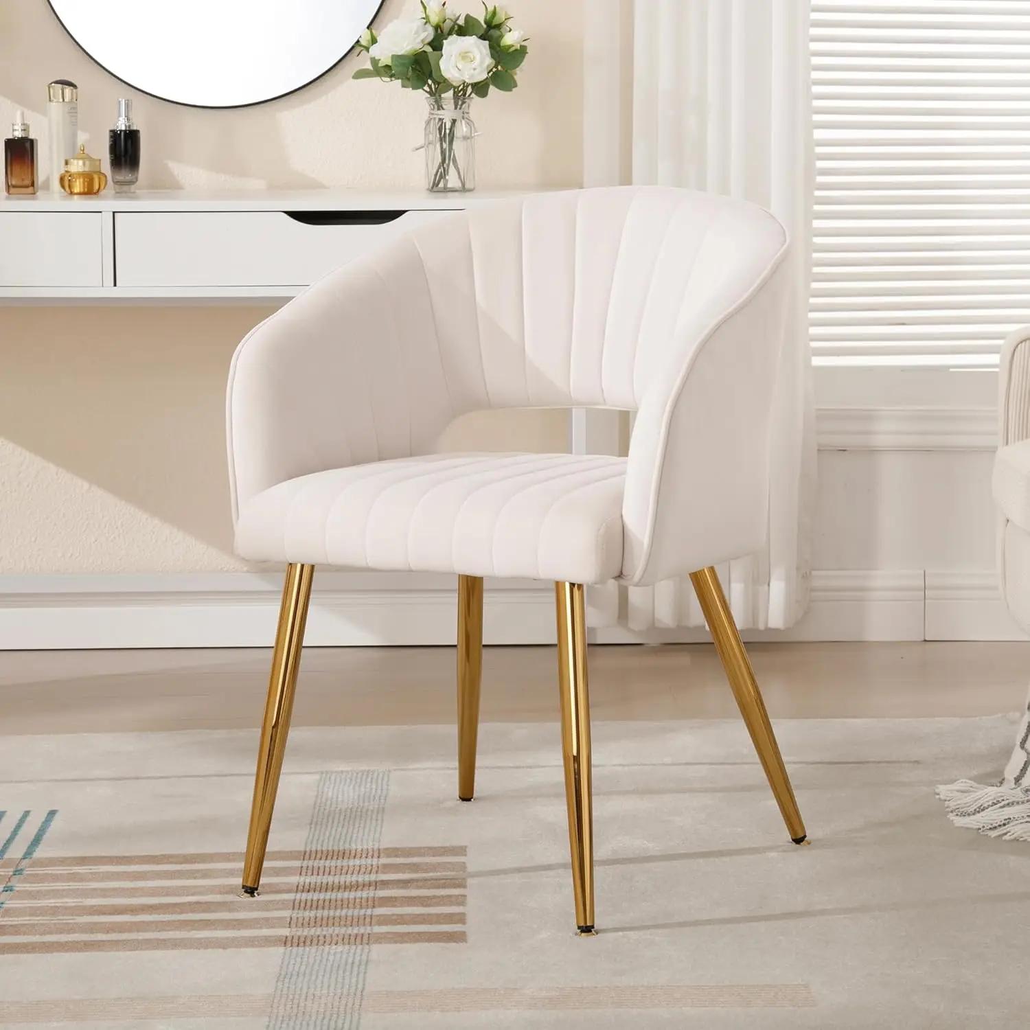 Velvet Office Desk Chair Tufted Gold Metal Legs Upholstered Accent Armchair Living Room Restaurant , Custom
Velvet Office Desk Chair Tufted Gold Metal Legs Upholstered Accent Armchair Living Room Restaurant , Custom
