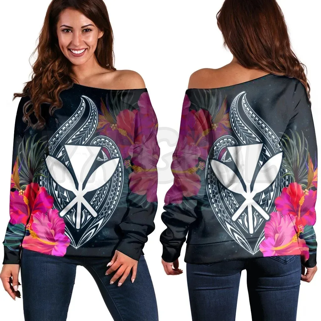YX GIRL Hawaii Kanaka Polynesian Hibiscus 3D Printed Novelty Women Casual Long Sleeve Sweater Pullover
YX GIRL Hawaii Kanaka Polynesian Hibiscus 3D Printed Novelty Women Casual Long Sleeve Sweater Pullover