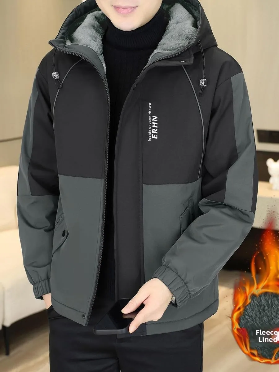 Мужская повседневная куртка на флисовой подкладке, осенне-зимняя, утепленная, из хлопка, в рабочем стиле, свободного кроя, модная, городская, стильная, с карманами
Мужская повседневная куртка на флисовой подкладке, осенне-зимняя, утепленная, из хлопка, в рабочем стиле, свободного кроя, модная, городская, стильная, с карманами