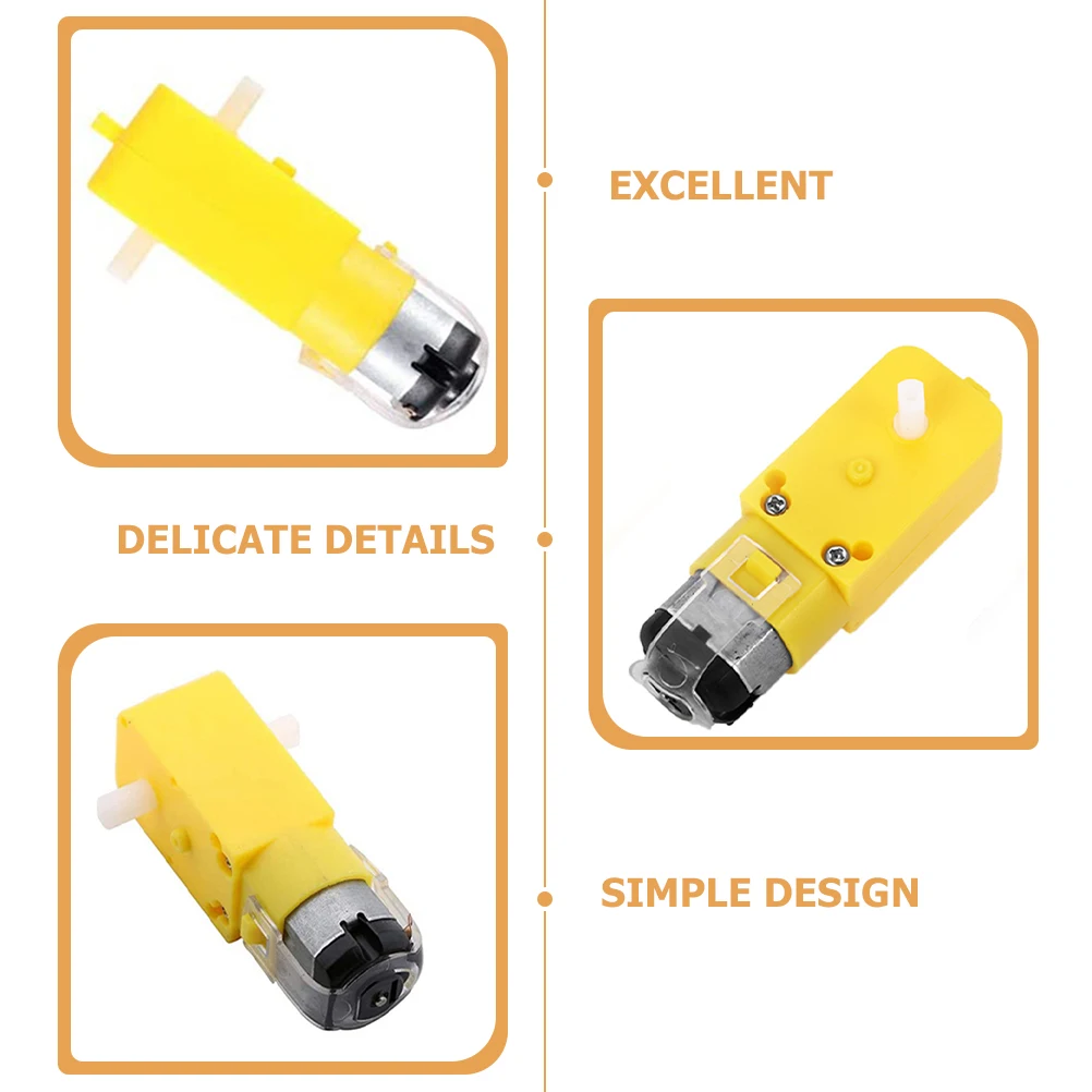 4pcs DC Gear Motor Dual Shaft 1:48 Reduction for Cars Robotics Toys Smooth Movements Long Lasting Material Easy DIY Projects
4pcs DC Gear Motor Dual Shaft 1:48 Reduction for Cars Robotics Toys Smooth Movements Long Lasting Material Easy DIY Projects