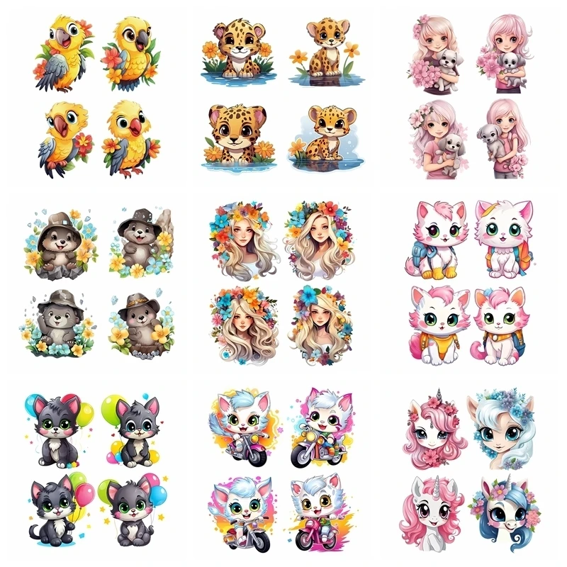 Unicorn Tiger Princess heat transfer Hot stamping iron printing vinyl stickers T-shirt stickers DIYToy doll clothing decoration
Unicorn Tiger Princess heat transfer Hot stamping iron printing vinyl stickers T-shirt stickers DIYToy doll clothing decoration